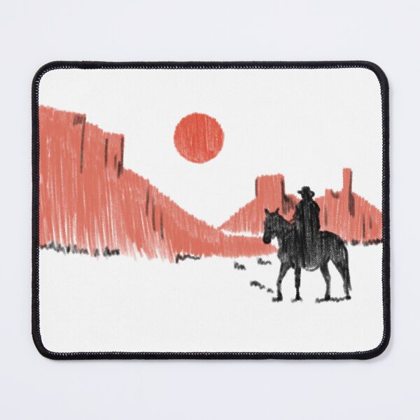 Item preview, Moab Utah Cowboy Western Sketch designed and sold by KaylieHArt.