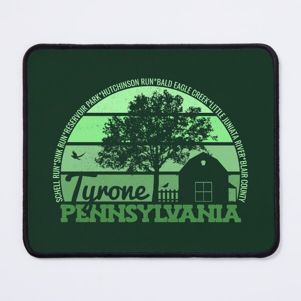 Item preview, Tyrone Pennsylvania Sunset Retro Vintage Local Pride Logo designed and sold by CRHPOD20.