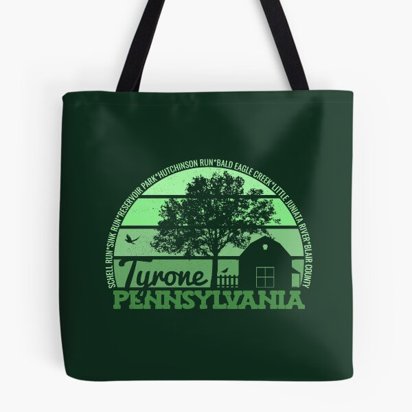 Item preview, Tyrone Pennsylvania Sunset Retro Vintage Local Pride Logo designed and sold by CRHPOD20.