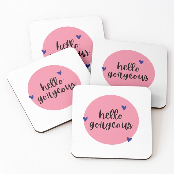 Item preview, Hello Gorgeous cute Feminine Self Love designed and sold by Razan Design Studio.