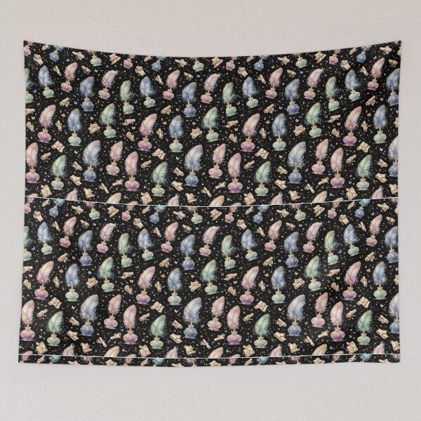 Item preview, Patrón de pluma y tinta designed and sold by The Cozy Cauldron.