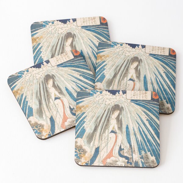 Item preview, Hatsuhana under Waterfall, Utagawa Kuniyoshi designed and sold by Vicky Brago-Mitchell®.