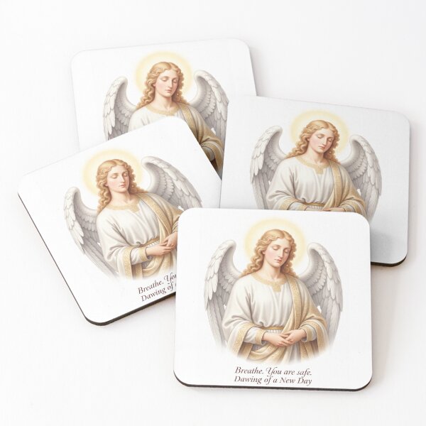 Item preview, Angel of Quiet Grace – Breathe. You Are Safe. designed and sold by AlexBragaArt.
