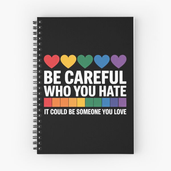 Item preview, Be Careful Who You Hate Gay Pride Ally LGBTQ designed and sold by FaithAbbott.