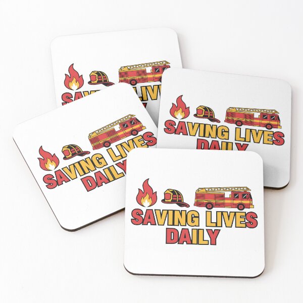 Item preview, Saving Lives Daily – Firefighter Hero Tee designed and sold by Muzgle.