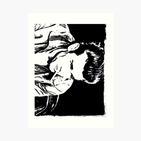 "50s cool guy" Art Print for Sale by RAsketchworx Redbubble