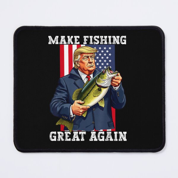Item preview, Make Fishing Great Again Funny Trump Bass designed and sold by Pronce987.
