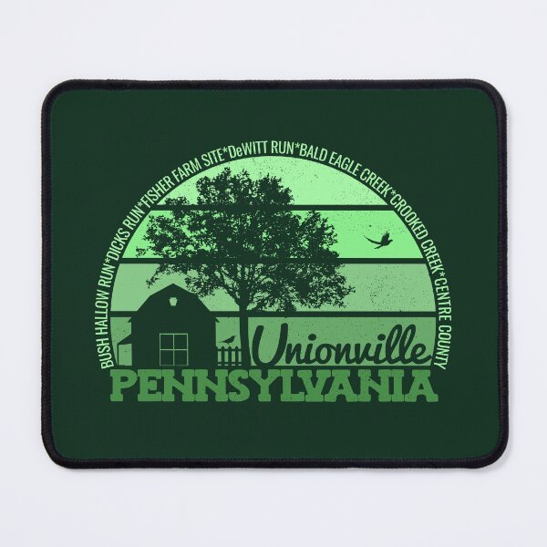 Item preview, Unionville Pennsylvania Sunset Retro Vintage Local Pride Logo designed and sold by CRHPOD20.