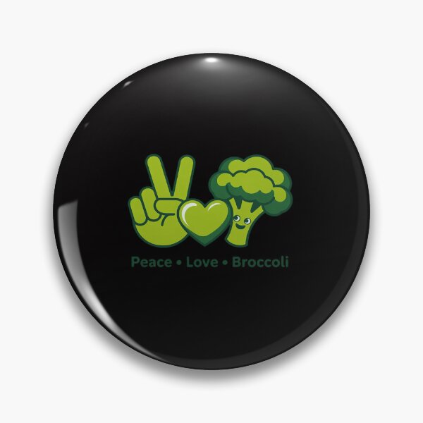 Item preview, Peace Love and Broccoli - Broccoli Lover Vegan designed and sold by jewellmeyers.