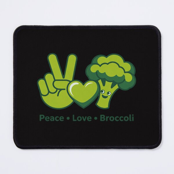 Item preview, Peace Love and Broccoli - Broccoli Lover Vegan designed and sold by jewellmeyers.