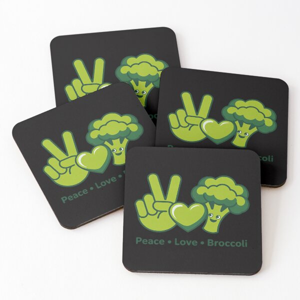Item preview, Peace Love and Broccoli - Broccoli Lover Vegan designed and sold by jewellmeyers.