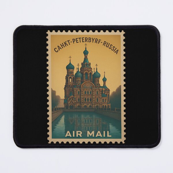 Item preview, Vintage Airmail Stamp Russia Castle designed and sold by zmsewvmxc70.