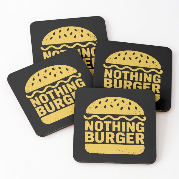 Item preview, Nothingburger Nothing burger Nothing-burger' designed and sold by joedavila.