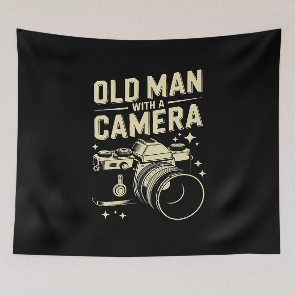 Item preview, Old Man With A Camera I Photography designed and sold by joedavila.