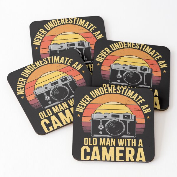 Item preview, Never Underestimate An Old Man With A Camera designed and sold by jewellmeyers.