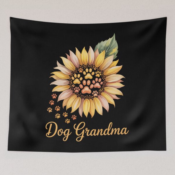 Item preview, Dog Grandma Sunflower Funny Cute Family designed and sold by Morphologiona.