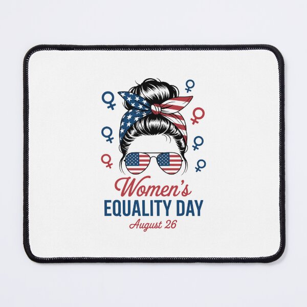 Item preview, America Flag Messy Bun Women's Equality Day August 26 designed and sold by FaithAbbott.