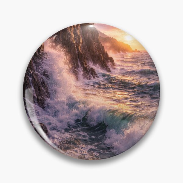 Item preview, Ocean Waves book cover designed and sold by The Cozy Cauldron.