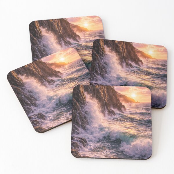 Item preview, Ocean Waves book cover designed and sold by The Cozy Cauldron.