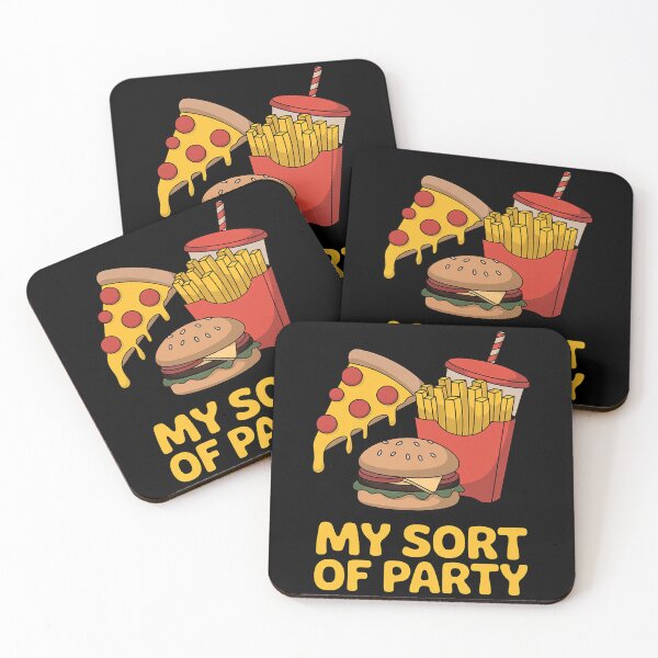 Item preview, My Sort of Junk Food Party-Pizza, Burger, Fries, Milkshake designed and sold by joedavila.