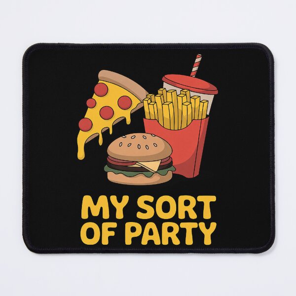 Item preview, My Sort of Junk Food Party-Pizza, Burger, Fries, Milkshake designed and sold by joedavila.