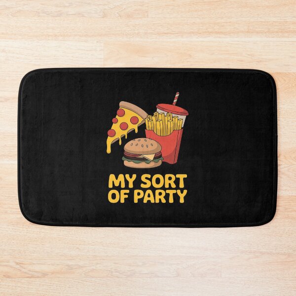 Item preview, My Sort of Junk Food Party-Pizza, Burger, Fries, Milkshake designed and sold by joedavila.