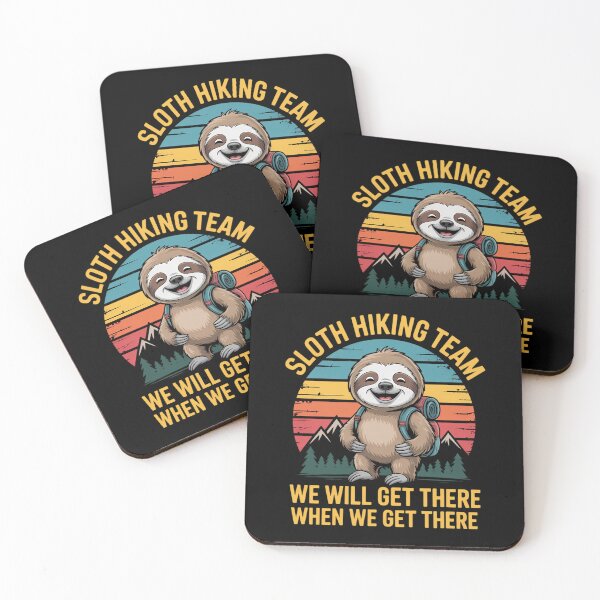 Item preview, Funny Sloth Hiking designed and sold by Morphologiona.