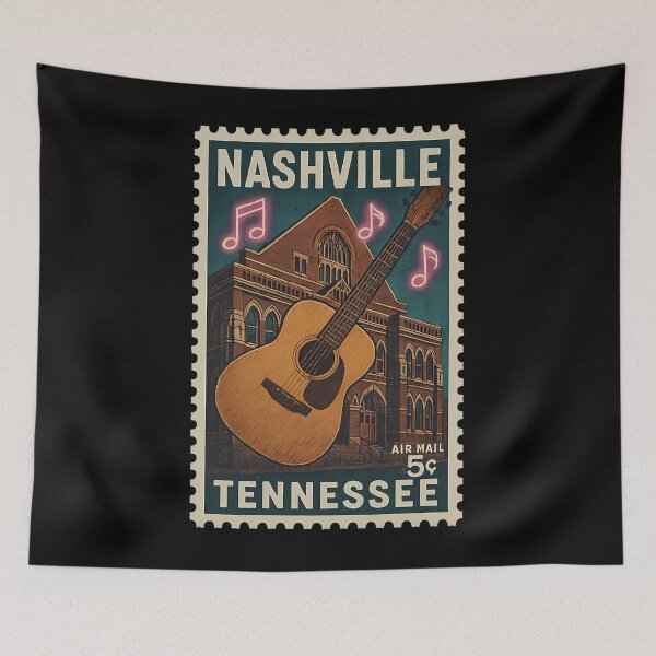 Item preview, Vintage Nashville Tennessee Stamp designed and sold by zmsewvmxc70.