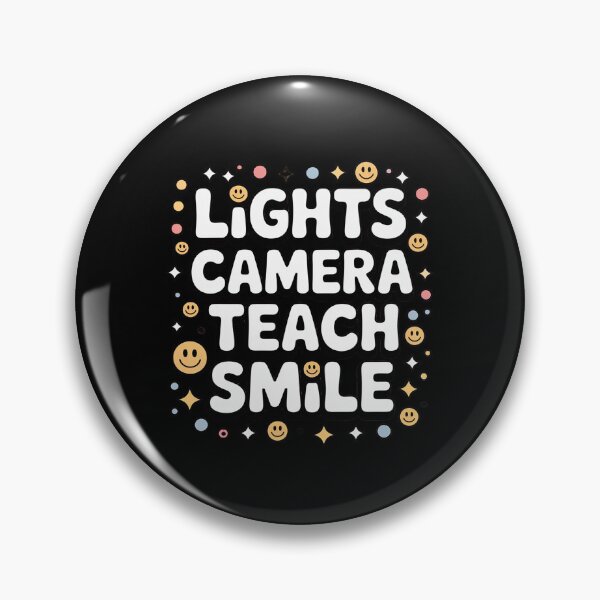 Item preview, Lights Camera Teach Smile Teacher Back To School designed and sold by joedavila.