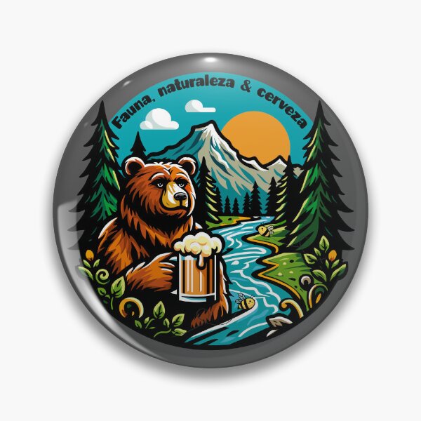 Item preview, El oso amante de la cerveza fría (Spanish Version) designed and sold by Freakture-shop.
