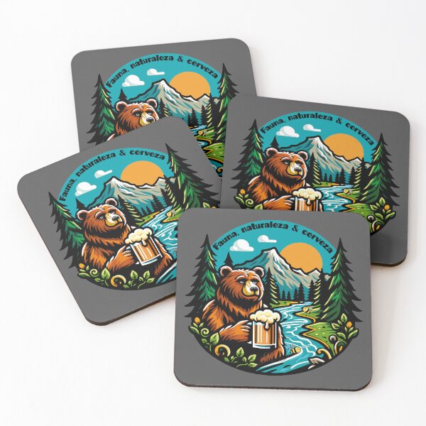 Item preview, El oso amante de la cerveza fría (Spanish Version) designed and sold by Freakture-shop.