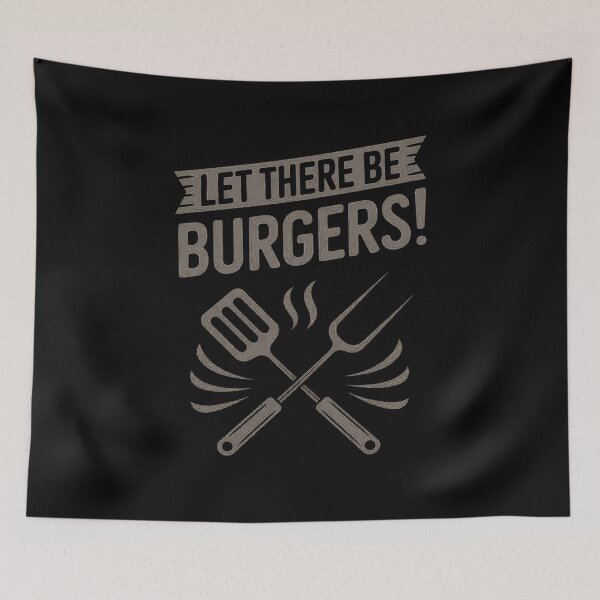 Item preview, Let There be Burgers! Fork & Spatula Grilling Cookout designed and sold by jewellmeyers.