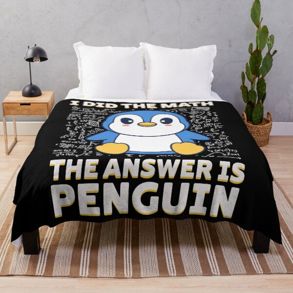 Item preview, Cute Minimalist Penguin T-Shirt – Math Joke designed and sold by LarryMBrown.