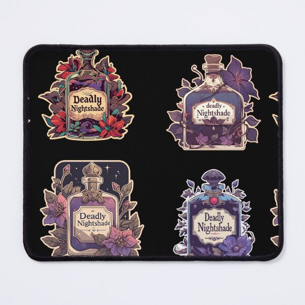 Item preview, Small Deadly Nightshade bottles pack designed and sold by MendaciousMina.