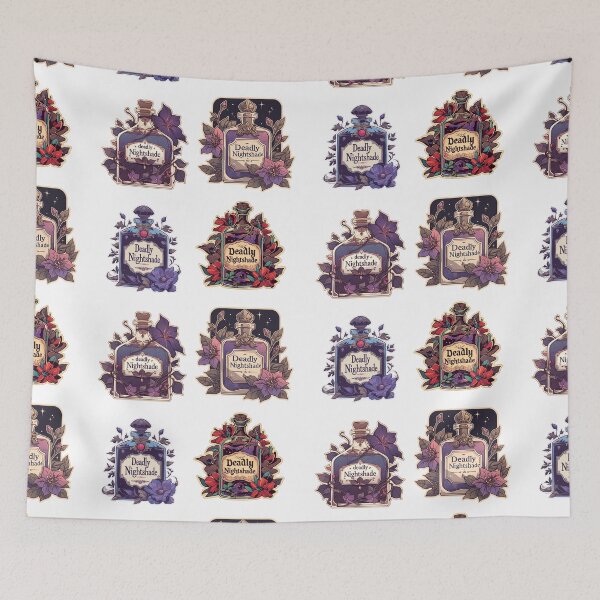 Item preview, Small Deadly Nightshade bottles pack designed and sold by MendaciousMina.