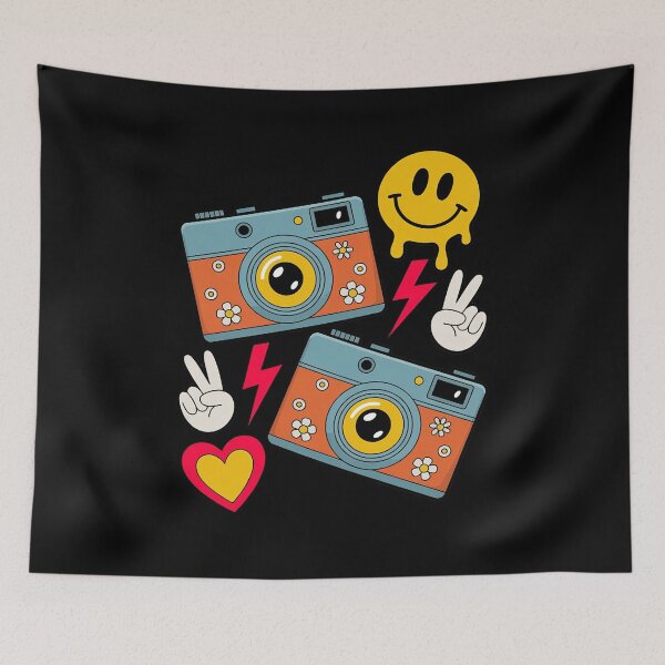 Item preview, Kidcore Aesthetic Camera Fabric Patches Decora Kei designed and sold by joedavila.