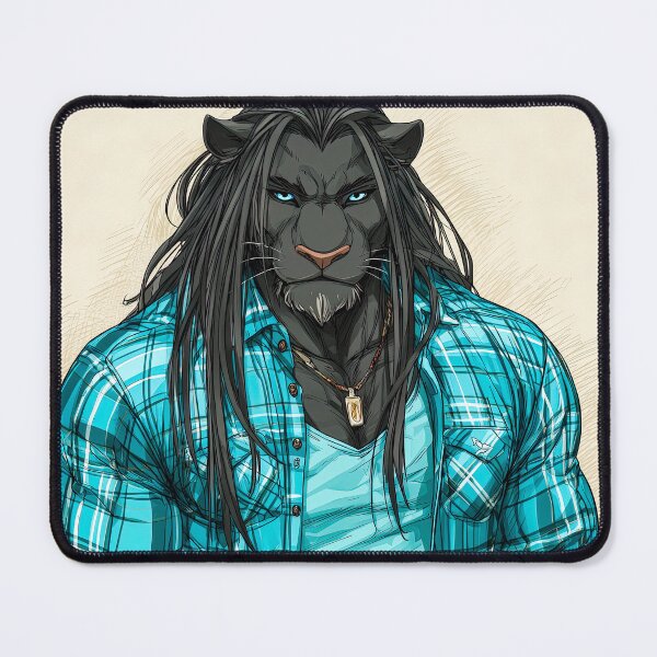 Item preview,  Panther In Plaid designed and sold by JPugliese.
