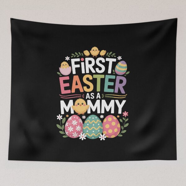 Item preview, Chick Carrot Flowers Eggs Happy First Easter Day As A Mommy designed and sold by FaithAbbott.