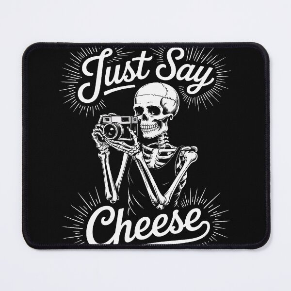 Item preview, Just Say Cheese Skeleton Photographer Camera Distressed designed and sold by joedavila.