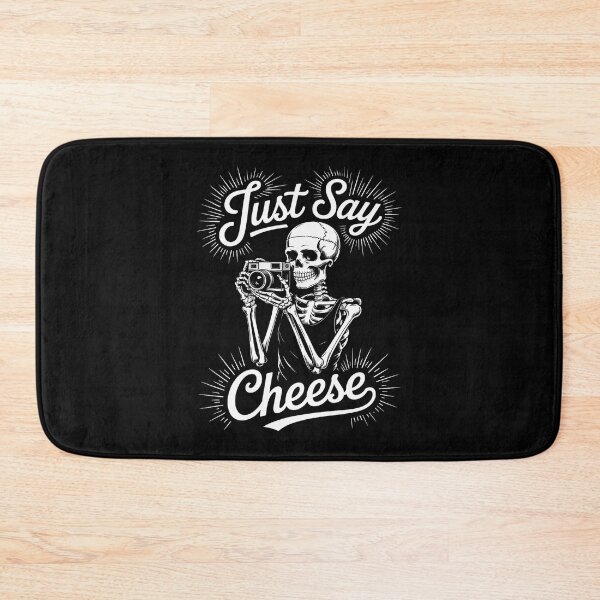 Item preview, Just Say Cheese Skeleton Photographer Camera Distressed designed and sold by joedavila.