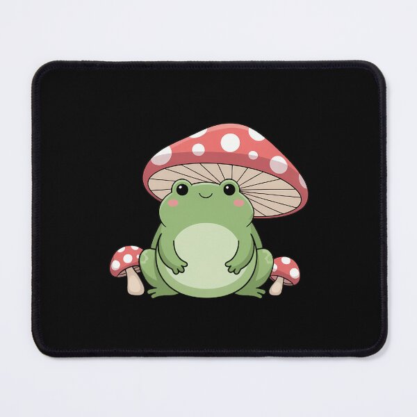Item preview, Frog Cute Frog with Mushroom Hat designed and sold by Morphologiona.