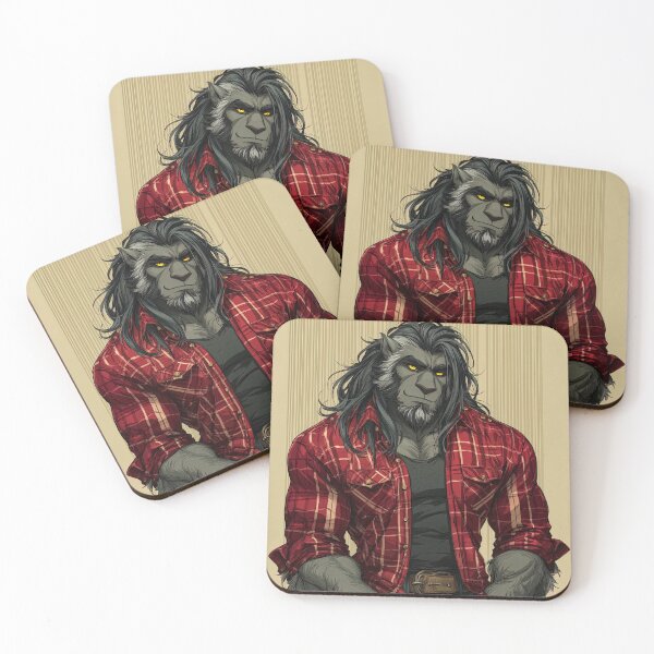 Item preview, Wolf in Red Plaid designed and sold by JPugliese.