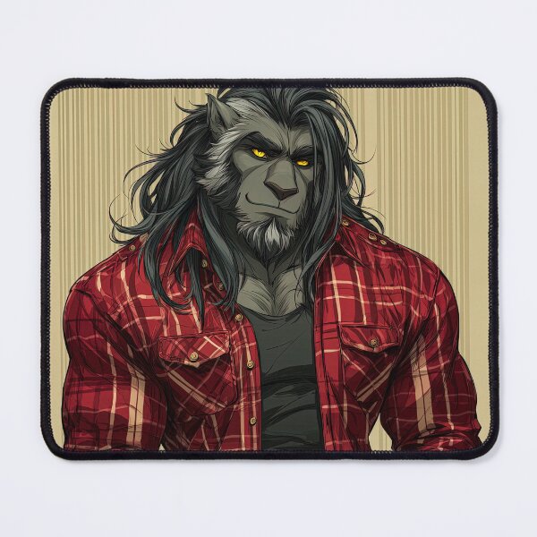 Item preview, Wolf in Red Plaid designed and sold by JPugliese.