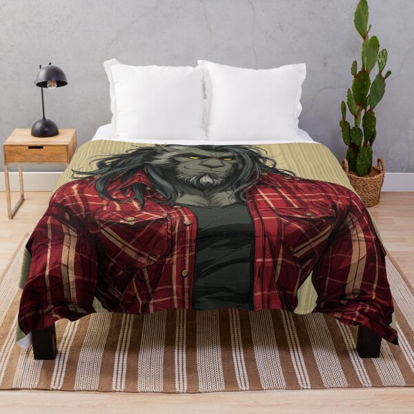 Item preview, Wolf in Red Plaid designed and sold by JPugliese.
