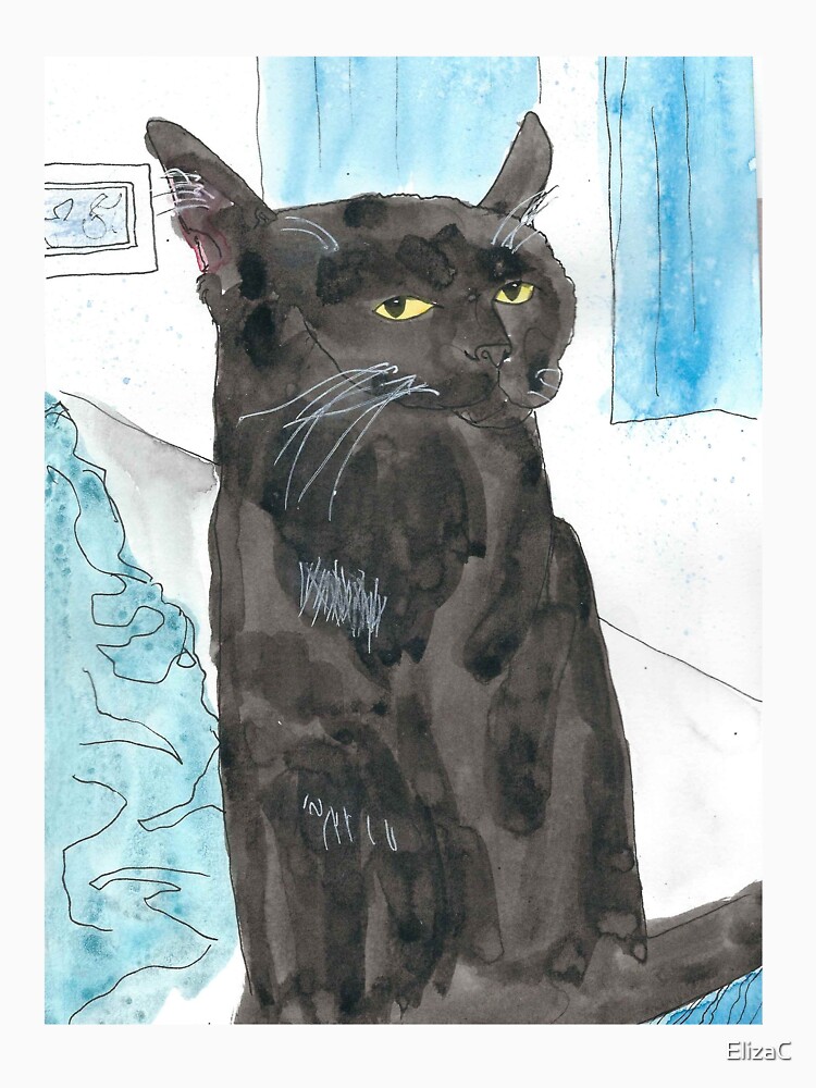 Davy Crockett, Cool Black Cat by ElizaC
