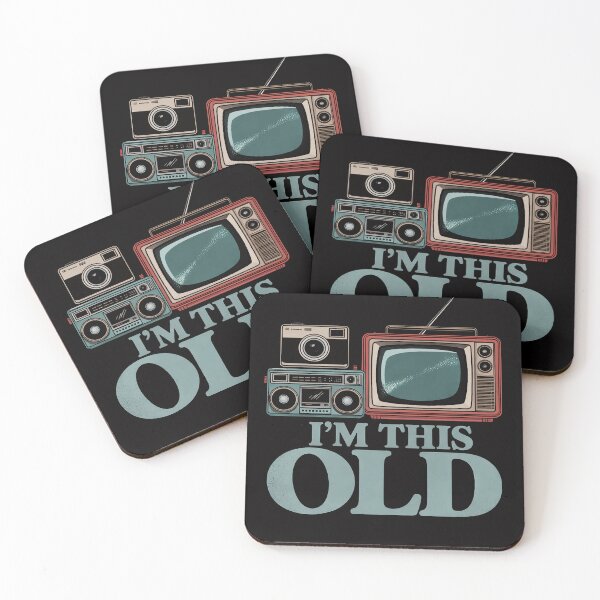 Item preview, I'm This Old TV Boom Box Camera Baby Boomer designed and sold by jewellmeyers.