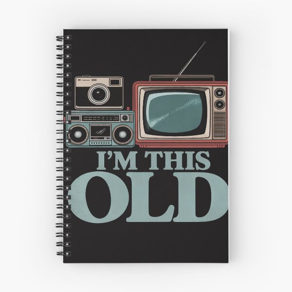 Item preview, I'm This Old TV Boom Box Camera Baby Boomer designed and sold by jewellmeyers.