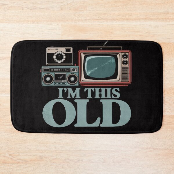 Item preview, I'm This Old TV Boom Box Camera Baby Boomer designed and sold by jewellmeyers.