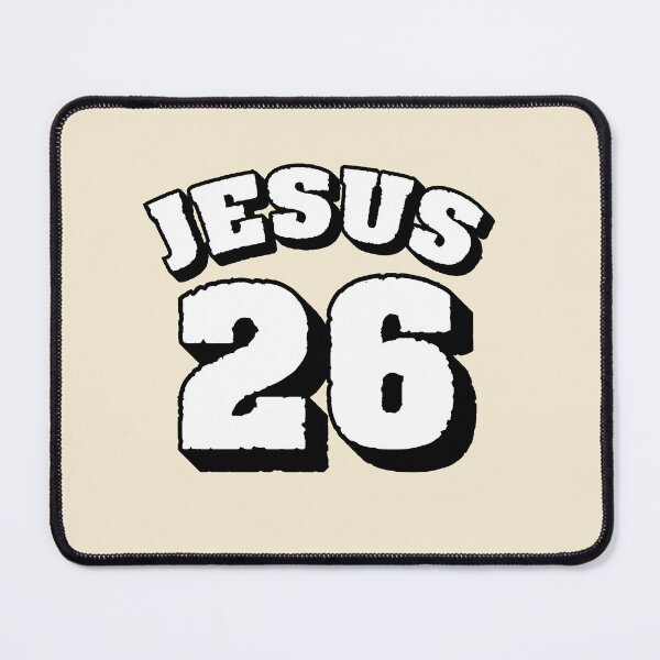 Item preview, Jesus 26 Varsity Christian Jersey – Minimal Faith Sports Style designed and sold by Blessed Be Your Name.