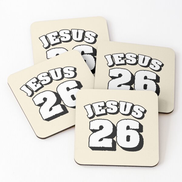 Item preview, Jesus 26 Varsity Christian Jersey – Minimal Faith Sports Style designed and sold by Blessed Be Your Name.